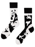 Lustige Socken Abstrakter Panda