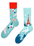 Lustige Socken Frankreich