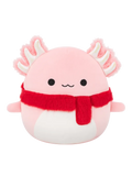 Squishmallows Archie der rosa Axolotl mit flauschigem Schal, 30 cm