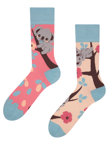 Lustige Socken Schläfriger Koala