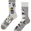 Lustige Socken Waschbär