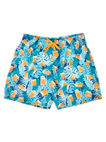 Lustige Badeshorts für Männer Tropisches Bier