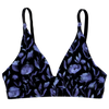 Nahtlose Bralette in Triangelform Mitternachtsmohn