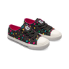 Lustige Canvas-Schuhe für Kinder Neonpunkte