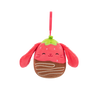 Squishmallows Clip-On Gunda der schokoladenüberzogene Erdbeerhase, 9 cm