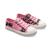 Lustige Canvas-Schuhe für Kinder Rosa Katzen