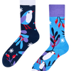 Warme Socken Wintervogel im Winter