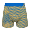 Blau-Gelb Gemusterte Boxershorts für Männer