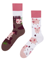Lustige Socken Fröhliche Schweine