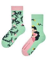 Lustige Kindersocken Rosa Prinzessin