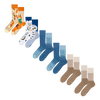 6er-Pack warme Socken – Eulen & Fuchs