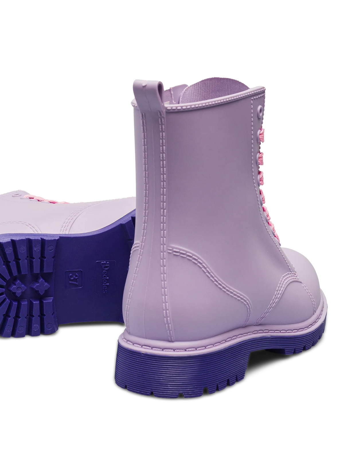 Hellviolette Regenstiefel für Frauen