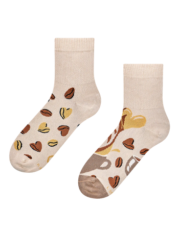 Antistress-Crewsocken Tasse Kaffee