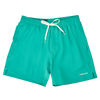 Grün-türkisfarbene Badeshorts für Männer