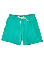 Grün-türkisfarbene Badeshorts für Männer