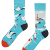 Lustige Socken Möwe