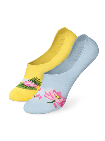 Lustige No-Show-Socken Seerose