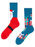 Lustige Socken Weihnachtsmann & Geschenke