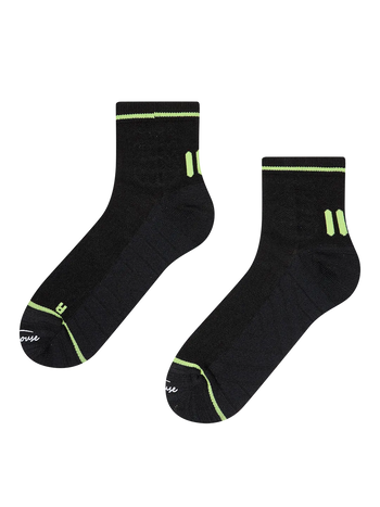 Wander-Knöchelsocken für Herren Schwarz