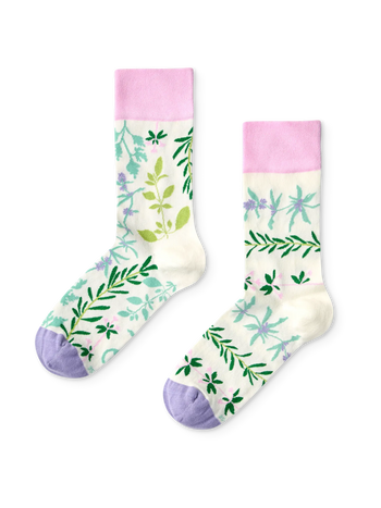 Lustige Socken Gartenkräuter