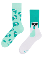 Lustige warme Socken Bär und Eis am Stiel
