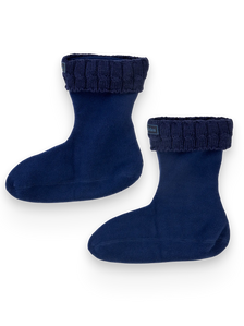 Isolierte Stiefelsocken für Regenstiefel Tiefblau