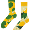 Lustige Socken Limette und Zitrone
