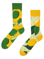 Lustige Socken Limette und Zitrone