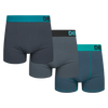 Boxershorts für Männer 3er-Pack Graue Eleganz