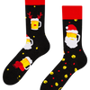 Lustige Socken Bier-Weihnachtsmann