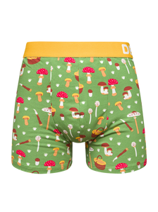 Lustige Boxershorts für Männer Pilzjagd