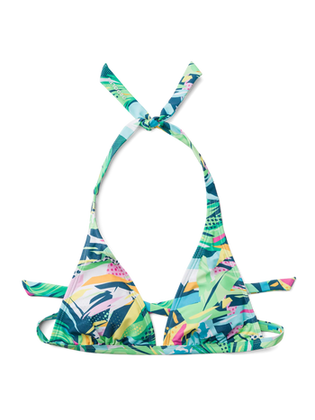 Lustiger Bikinioberteil in Triangelform Pop Art