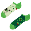 Lustige Sneakersocken Vierblättriger Glücksklee