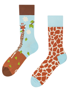 Lustige Socken Niedliche Giraffe