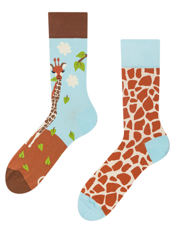 Lustige Socken Niedliche Giraffe