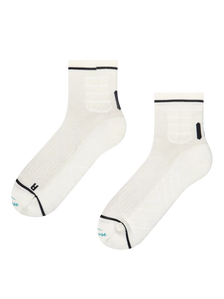 Wander-Knöchelsocken für Herren Weiß