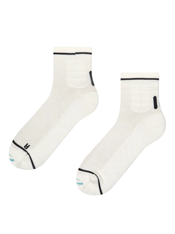 Wander-Knöchelsocken für Herren Weiß