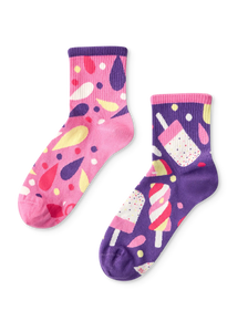 Lustige Crewsocken Eis am Stiel