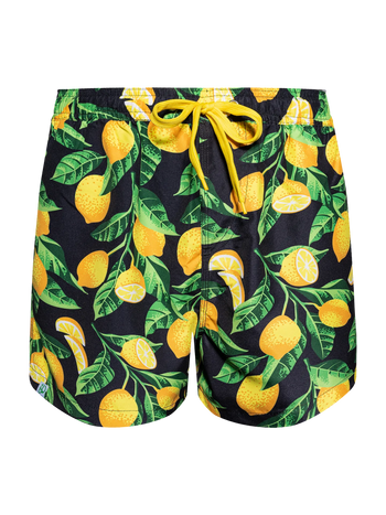 Lustige Badeshorts für Männer Zitronen