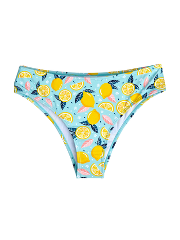 Bikinihöschen mit mittlerer Taille Sommerzitronen