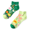 Lustige Knöchelsocken Blumengarten