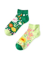 Lustige Knöchelsocken Blumengarten