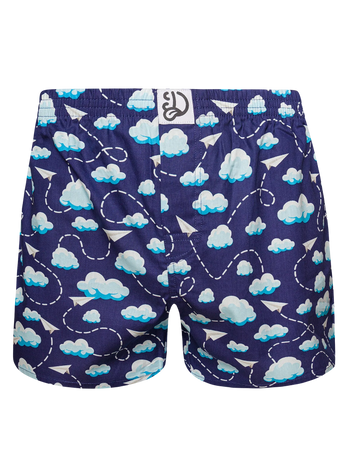 Shorts für Männer Papierflugzeuge und Wolken