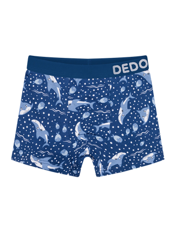 Lustige Boxershorts für Jungen Grauer Hai