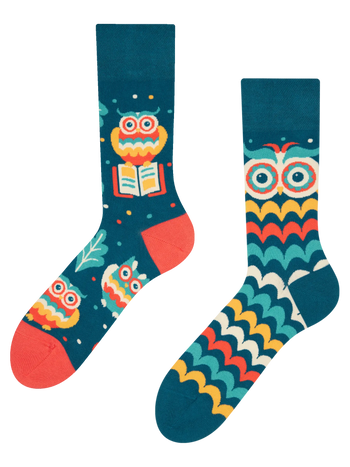 Lustige Socken Kluge Eule
