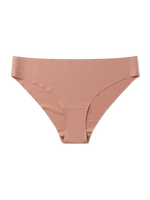 Puderbraune nahtlose Höschen für Damen