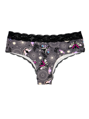 Spitzenhöschen für Frauen Nachtschmetterlinge
