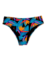 Bikinihöschen mit mittlerer Taille Paradiesvogelblume