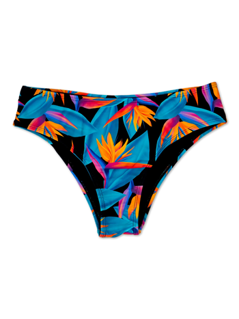 Bikinihöschen mit mittlerer Taille Paradiesvogelblume