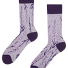 Lustige Bambussocken Lavendel